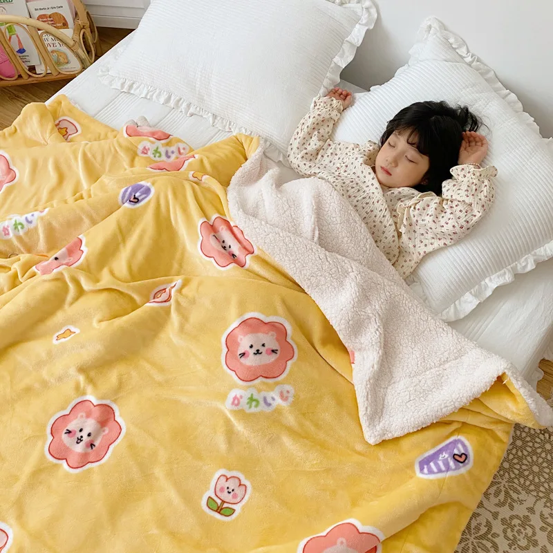 Noon Blanket Coral Velvet Blanket New Double Blanket Quilt Winter Thickened Lamb Velvet
Noon Blanket Coral Velvet Blanket New Double Blanket Quilt Winter Thickened Lamb Velvet