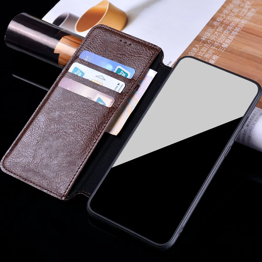 Чехол для iphone SE 2020 высококачественный чехол из искусственной кожи без магнитов