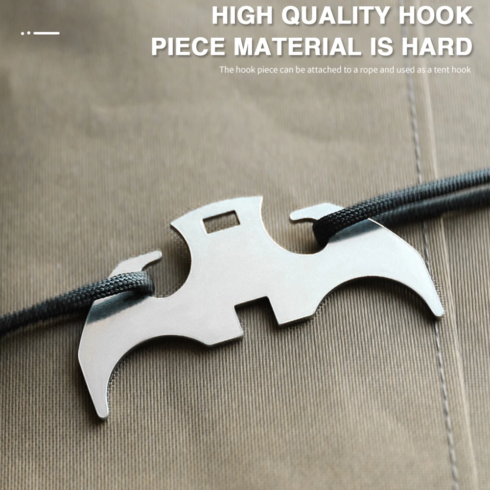 Steel Survival Grapping Hook Multifunctional Outdoor Climbing Claw Carabiner Travelling Easy Carrying Portable Parts
Steel Survival Grapping Hook Multifunctional Outdoor Climbing Claw Carabiner Travelling Easy Carrying Portable Parts