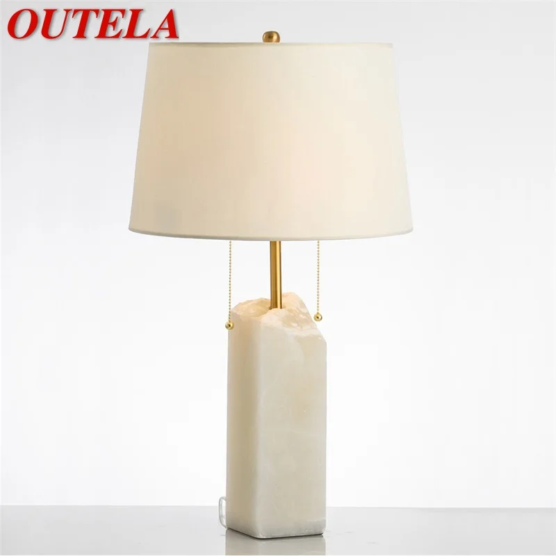OUTELA Modern Luxury Table Lamp Design White Marble E27 Desk Light Home LED Decorative For Foyer Living Room Office Bedroom
OUTELA Modern Luxury Table Lamp Design White Marble E27 Desk Light Home LED Decorative For Foyer Living Room Office Bedroom