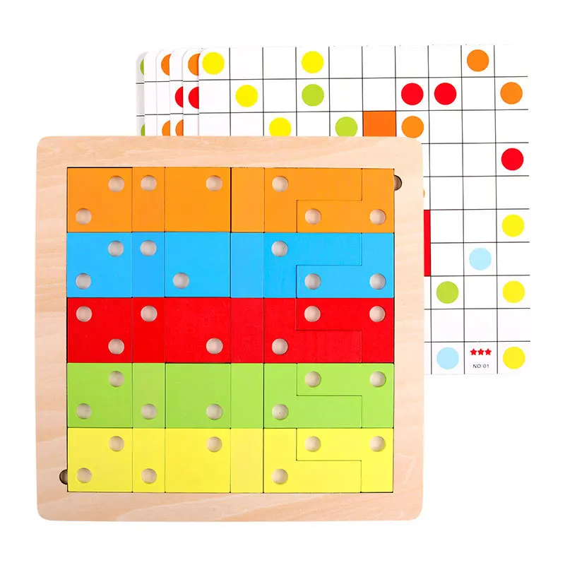 Editing Thinking Block Game Early Education Educational Children Exercise Tetris Jigsaw Toy
Editing Thinking Block Game Early Education Educational Children Exercise Tetris Jigsaw Toy