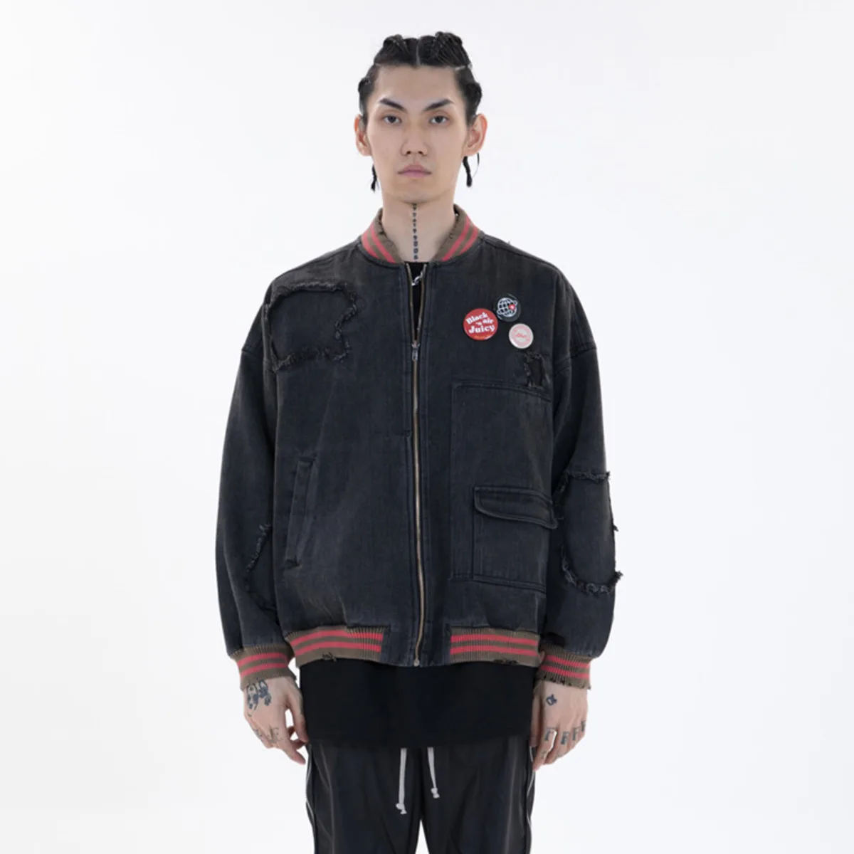 Harajuku Vintage College Bomber Jacket Streetwear Baseball Jacket Coat Men Letter Patch Color Block Patchwork Winter Autumn
Harajuku Vintage College Bomber Jacket Streetwear Baseball Jacket Coat Men Letter Patch Color Block Patchwork Winter Autumn