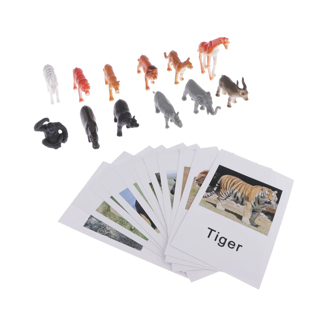 Montessori Matching Game Cards and Animal Figurines Toy for Toddlers Preschool Practical Life Material
Montessori Matching Game Cards and Animal Figurines Toy for Toddlers Preschool Practical Life Material