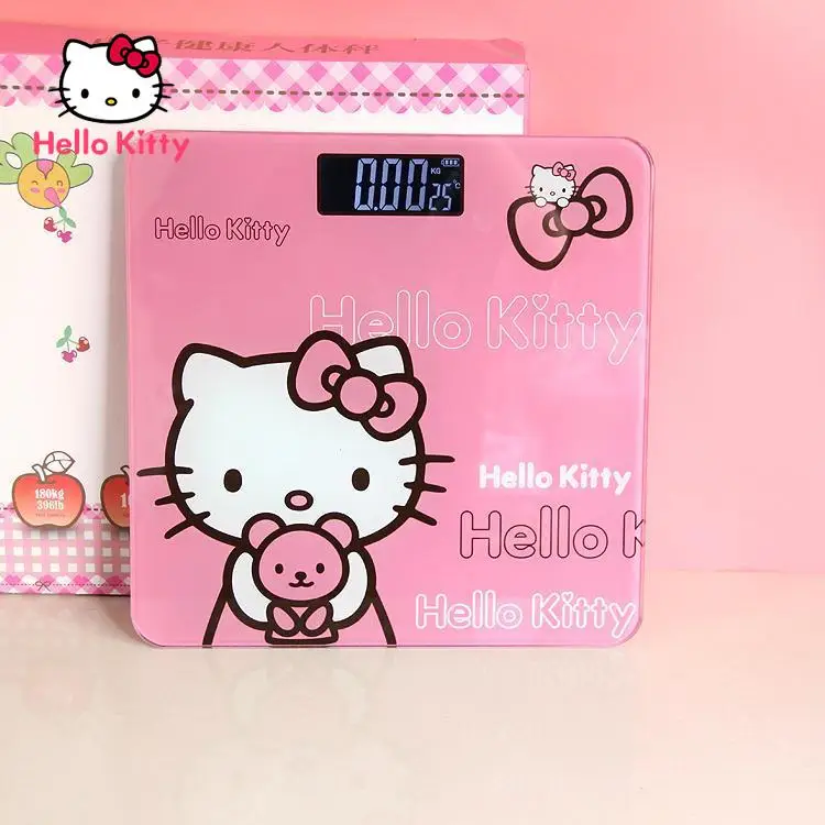 Домашние электронные весы TAKARA TOMY Hello Kitty, милые весы для взрослых и беременных женщин
Домашние электронные весы TAKARA TOMY Hello Kitty, милые весы для взрослых и беременных женщин