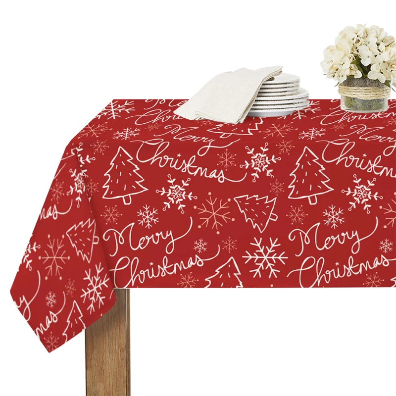NICETOWN Christmas Tablecloth Waterproof Party Table Cloth Toalha De Mesa Nappe Decoracao Para Casa Manteles Table Cover
NICETOWN Christmas Tablecloth Waterproof Party Table Cloth Toalha De Mesa Nappe Decoracao Para Casa Manteles Table Cover