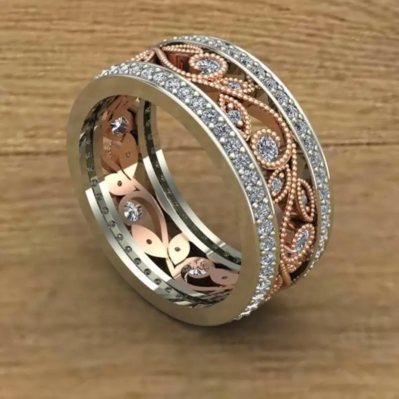 European and American new fashion creative wreath alloy ladies ring suitable for party banquet rings
European and American new fashion creative wreath alloy ladies ring suitable for party banquet rings