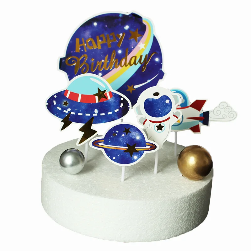 5Pcs/Set Topper for Cake Happy Birthday Decoration Outer Space Spaceship Happy Birthday Cake Toppers Kids Boys Birthday Party
5Pcs/Set Topper for Cake Happy Birthday Decoration Outer Space Spaceship Happy Birthday Cake Toppers Kids Boys Birthday Party