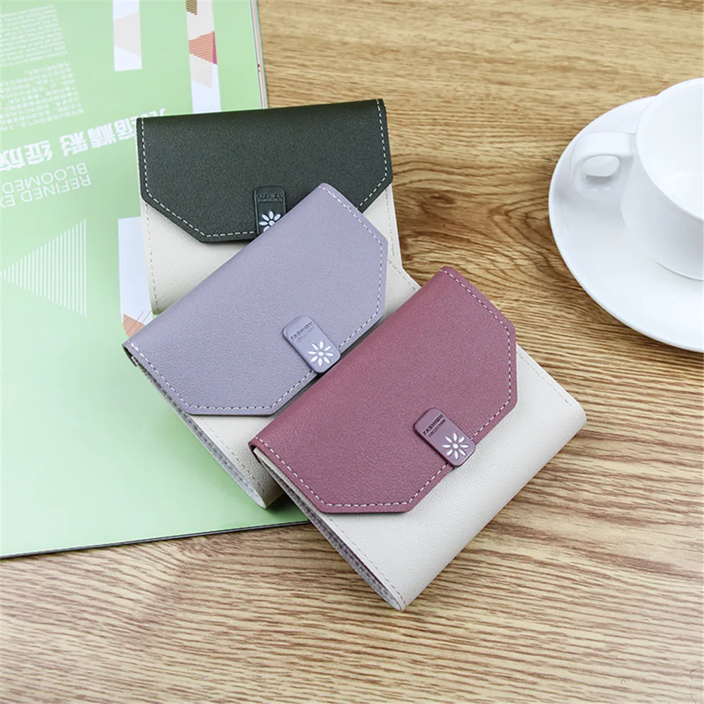 2021 Women's Short Wallet Fashion Trend Coin Purse Tri-fold Pu Wallet Multi-card Student Bag Card Holder
2021 Women's Short Wallet Fashion Trend Coin Purse Tri-fold Pu Wallet Multi-card Student Bag Card Holder