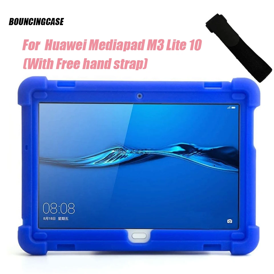 Case For Huawei Mediapad M3 Lite 10 BAH-W09/DL09/AL00 Silicone Tablet Cover Kid Friendly Shockproof Durable With Hand Strap
Case For Huawei Mediapad M3 Lite 10 BAH-W09/DL09/AL00 Silicone Tablet Cover Kid Friendly Shockproof Durable With Hand Strap