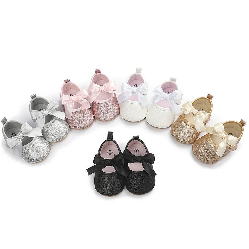 Infant Newborn Baby Girls Spring Summer Autumn Flats Glitter Bowknot Princess Dress Shoes No-Slip First Walkers
Infant Newborn Baby Girls Spring Summer Autumn Flats Glitter Bowknot Princess Dress Shoes No-Slip First Walkers