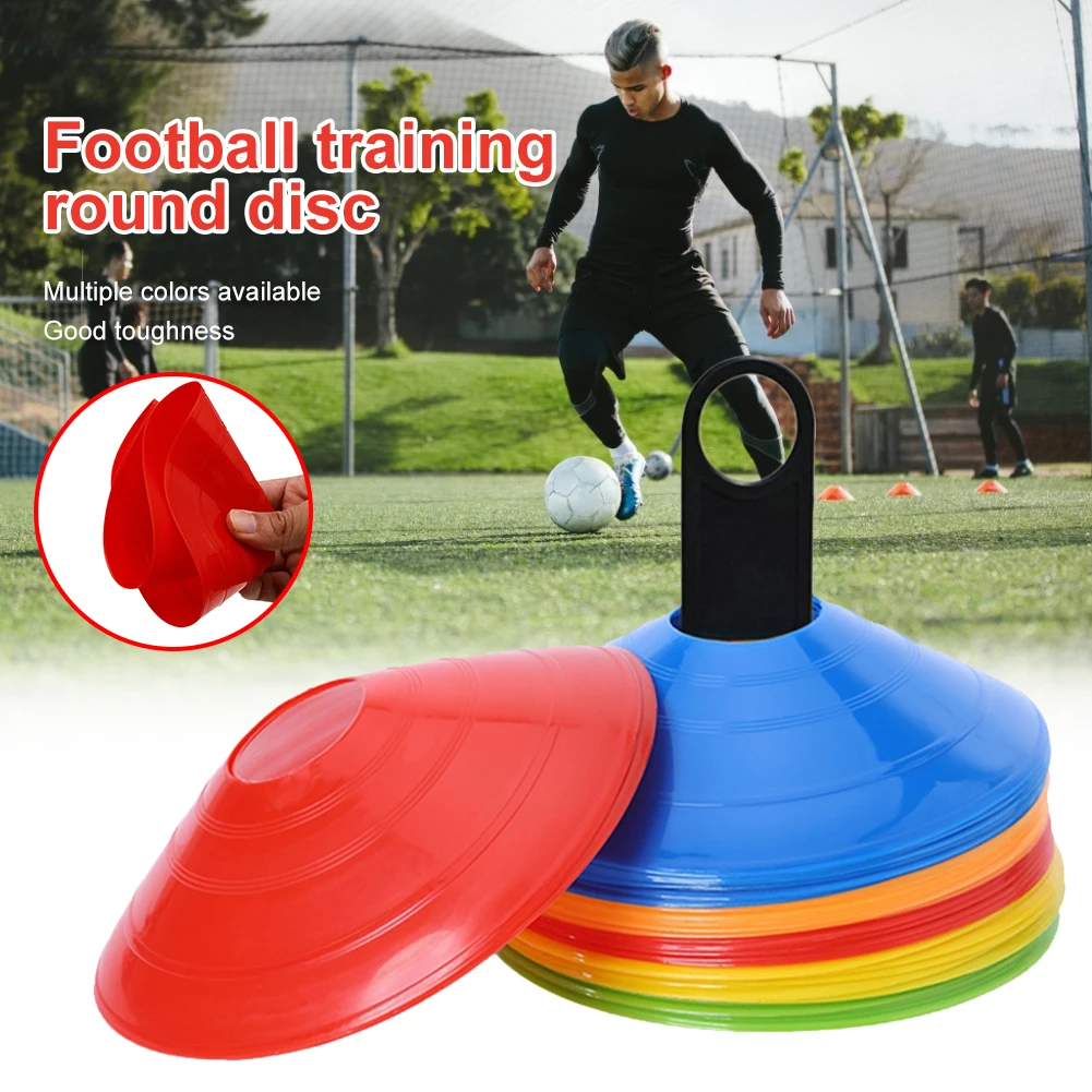 10pcs/set Soccer Training Sign Flat Pressure Resistant Cones Marker Discs Bucket Marker PE Football Training
10pcs/set Soccer Training Sign Flat Pressure Resistant Cones Marker Discs Bucket Marker PE Football Training
