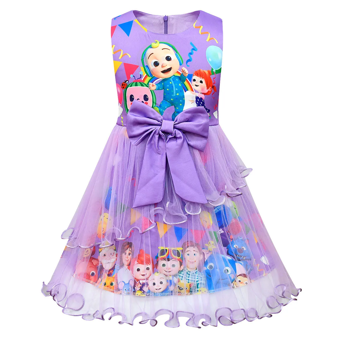 Детское платье принцессы Cocomelon для девочек, летняя одежда без рукавов, детский мультяшный косплей, платье на день рождения и свадьвечерние
Детское платье принцессы Cocomelon для девочек, летняя одежда без рукавов, детский мультяшный косплей, платье на день рождения и свадьвечерние