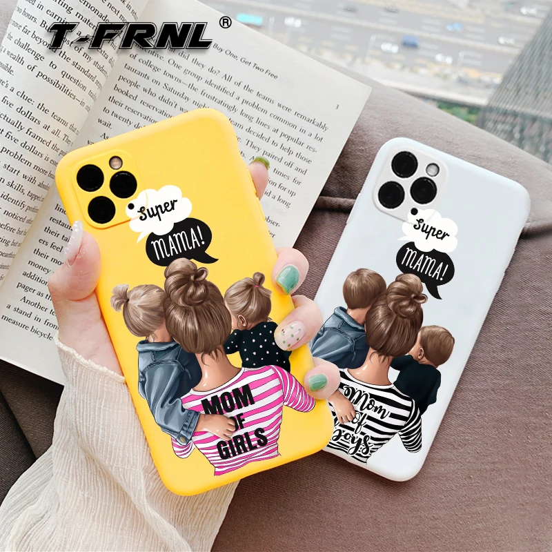 Чехлы для iPhone 11 Pro 6 6S 7 8 Plus XS Max XR Mum Love Baby чехол мягкий из ТПУ SE2020 | Мобильные
