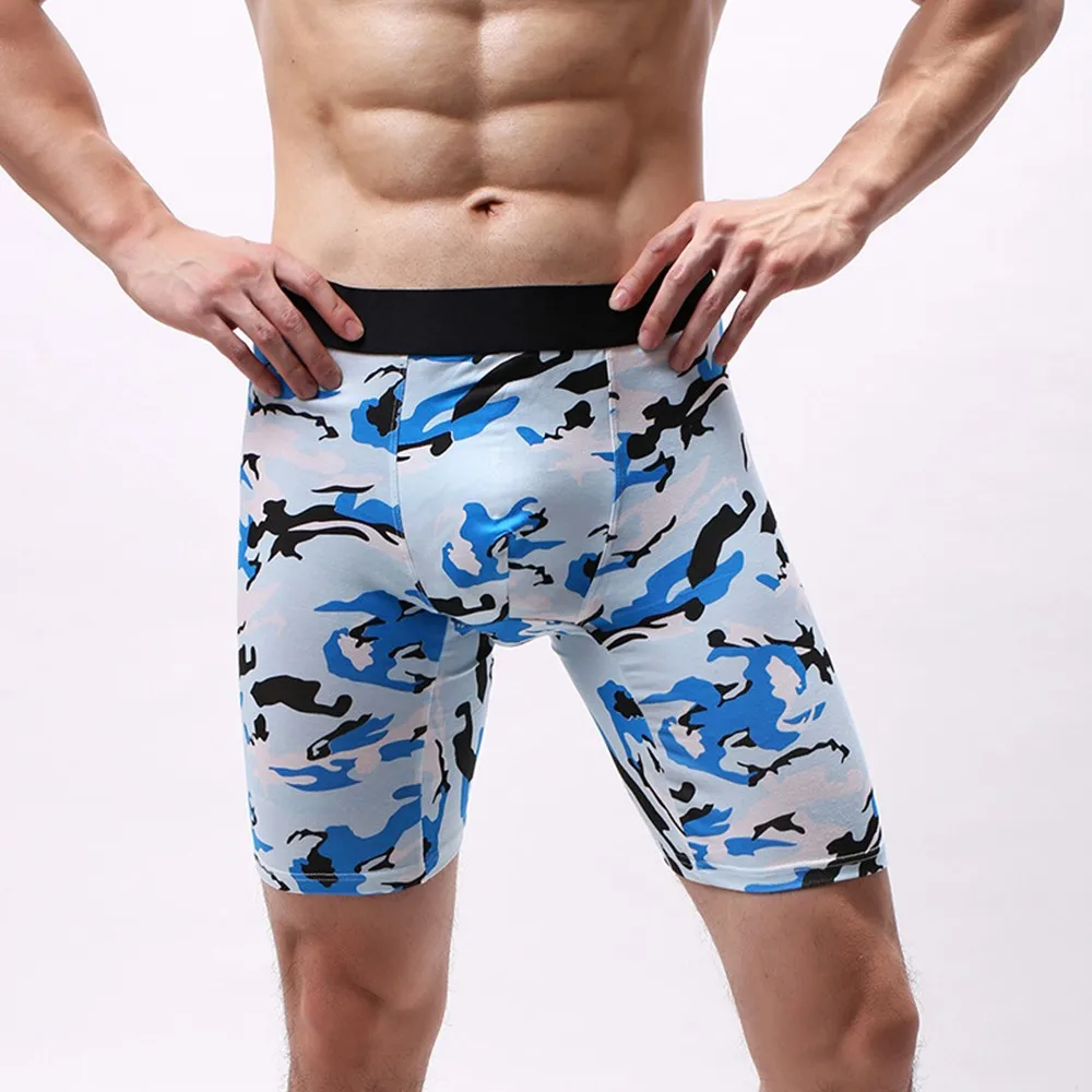 Sports Men Long Boxer Shorts Cotton Camouflage Print Breathable Underwear Sexy U Convex Pouch Boxers Gays Underpants Swimming
Sports Men Long Boxer Shorts Cotton Camouflage Print Breathable Underwear Sexy U Convex Pouch Boxers Gays Underpants Swimming