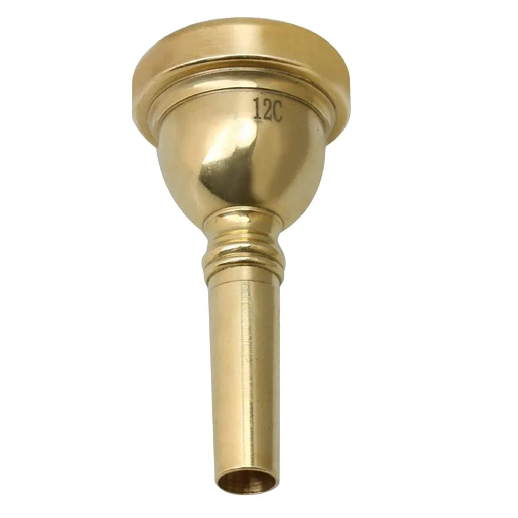 High-grade 12C Trombone Mouthpiece Gold-plated for Trombone Accessories 
High-grade 12C Trombone Mouthpiece Gold-plated for Trombone Accessories