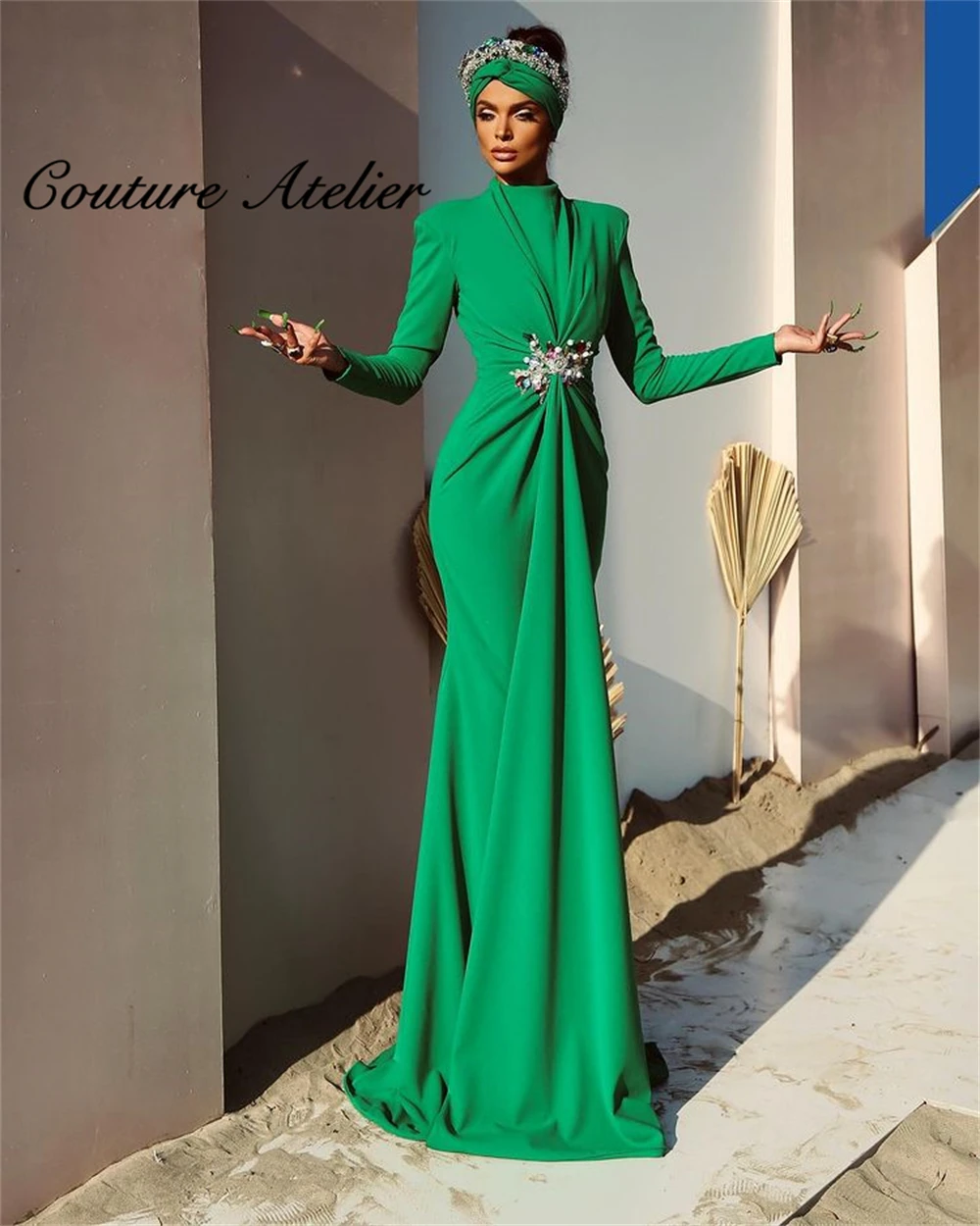 Middle East Evening Dresses Long Sleeve Dinner Dress Mermaid Prom Gowns For Women Party Wear Formal Muslim فساتين السهرة
Middle East Evening Dresses Long Sleeve Dinner Dress Mermaid Prom Gowns For Women Party Wear Formal Muslim فساتين السهرة