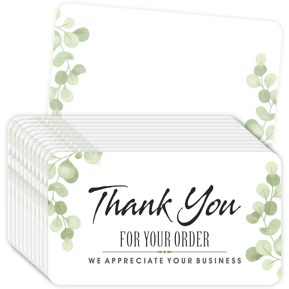 

10-30 шт. спасибо за заказ карты для маленького магазина подарочные карточки для малого бизнеса 2021 посылка для покупателя