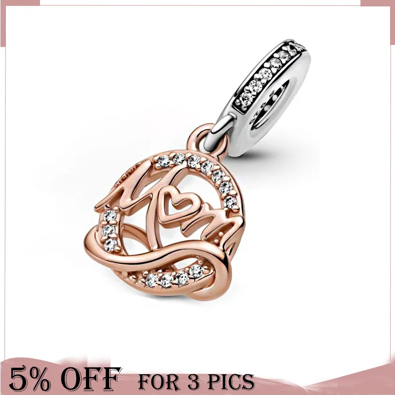 2021 Mother's Day Hot Sale 925 Sterling Silver Beads Two Tone Mum Dangle Charm Fit Original Pandora Bracelet Women Jewelry Gift
2021 Mother's Day Hot Sale 925 Sterling Silver Beads Two Tone Mum Dangle Charm Fit Original Pandora Bracelet Women Jewelry Gift