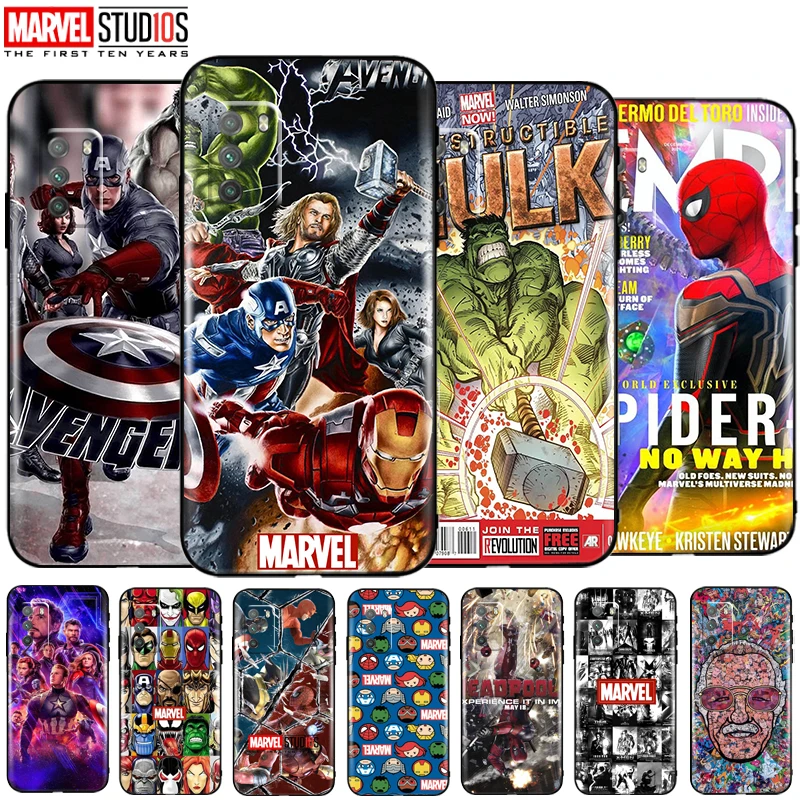 Marvel Avengers Phone Case For Xiaomi Poco M3 M3 Pro 5G Funda Cover Captain America Iron Man Spider Man Hulk Deadpool Venom
Marvel Avengers Phone Case For Xiaomi Poco M3 M3 Pro 5G Funda Cover Captain America Iron Man Spider Man Hulk Deadpool Venom