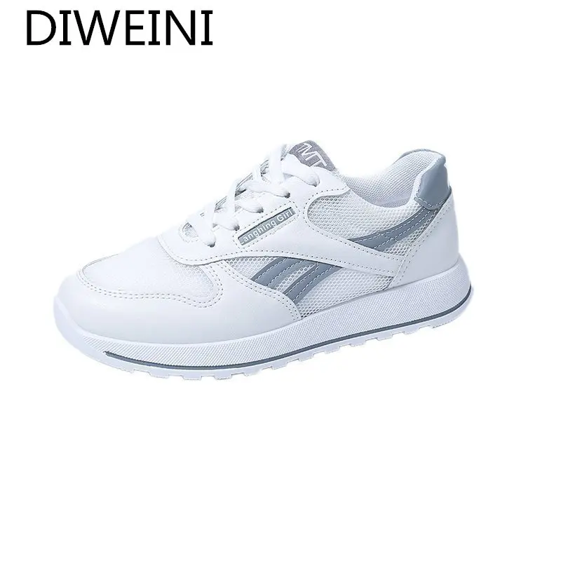 Fashion Women's Shoes Comfortable Lace-up Vulcanized Shoes Women's Sneakers Spring Color Matching Mesh Breathable Casual Shoes
Fashion Women's Shoes Comfortable Lace-up Vulcanized Shoes Women's Sneakers Spring Color Matching Mesh Breathable Casual Shoes