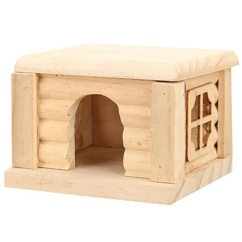 Natural Wooden Hamster Hideout House Toy Creative Small Animal Squirrel Guinea Pig Rats Toy Supplies Hamsters Cage Accessories
Natural Wooden Hamster Hideout House Toy Creative Small Animal Squirrel Guinea Pig Rats Toy Supplies Hamsters Cage Accessories