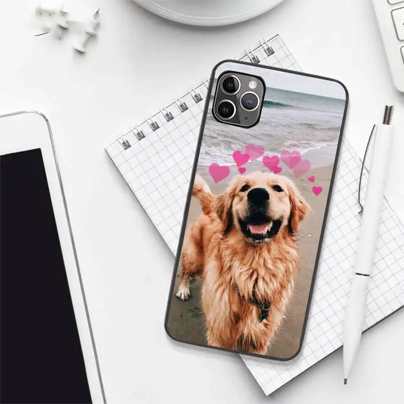 Cute Golden retriever dog love Phone Case for iPhone 7 8 11 12 Pro X XS XR Samsung A S 6 7 9plus 10plus 21s 71
Cute Golden retriever dog love Phone Case for iPhone 7 8 11 12 Pro X XS XR Samsung A S 6 7 9plus 10plus 21s 71