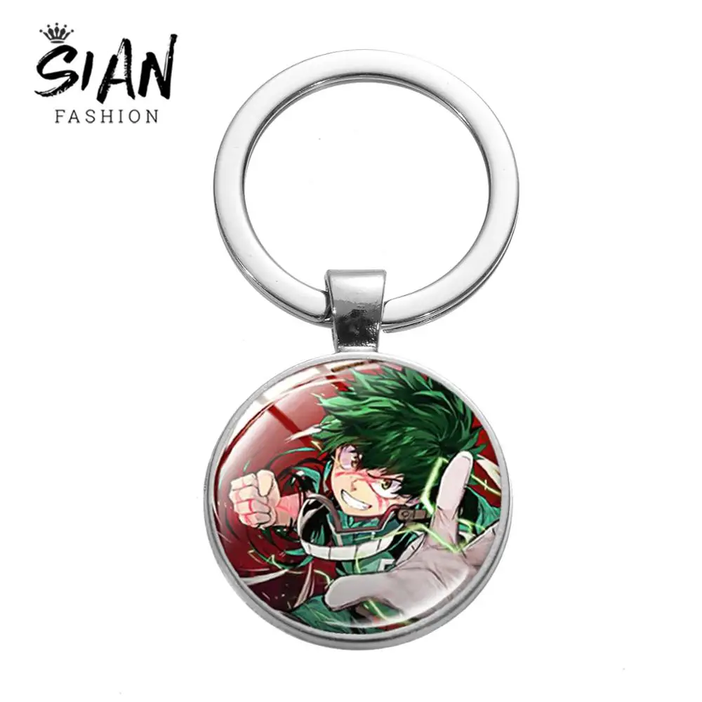 SIAN Fashion аниме My Hero academic брелок супер герой студенческий плакат стеклянный купол