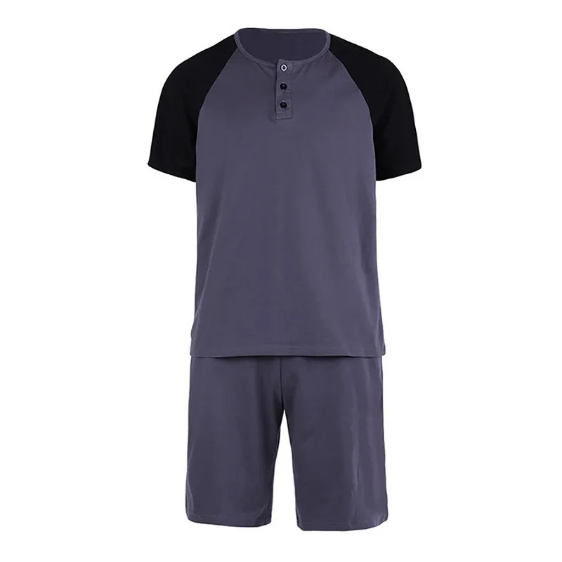 Men Summer Cotton Short-sleeved Shorts Pajamas Set Thin Section Home Suit Multi Styles S-2XL Plus Sizes Mens Sleepwear Pajamas
Men Summer Cotton Short-sleeved Shorts Pajamas Set Thin Section Home Suit Multi Styles S-2XL Plus Sizes Mens Sleepwear Pajamas