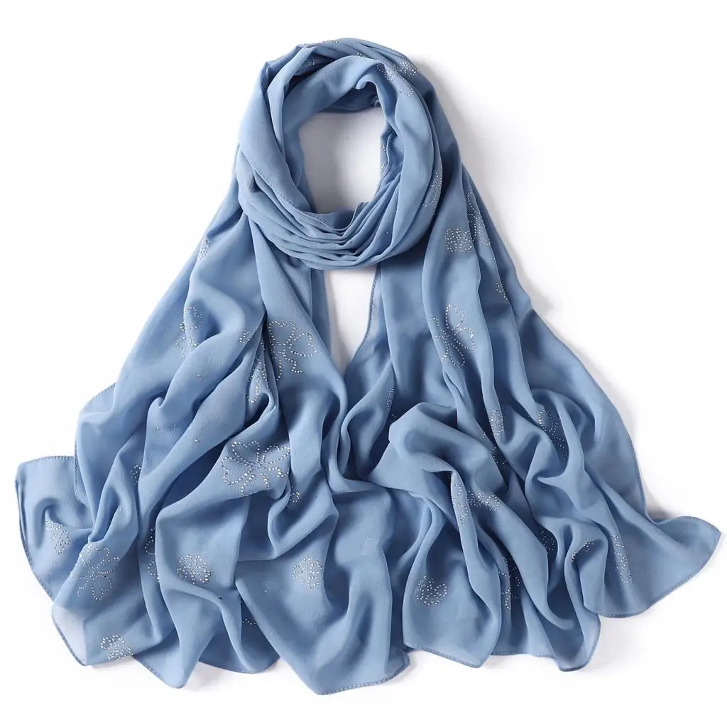 70x180cm Women Muslim Flower Chiffon Hijab Scarf Rhinestone Shawl Wraps Islamic Shawl Headband Malaysia Headscarf Wholesale
70x180cm Women Muslim Flower Chiffon Hijab Scarf Rhinestone Shawl Wraps Islamic Shawl Headband Malaysia Headscarf Wholesale