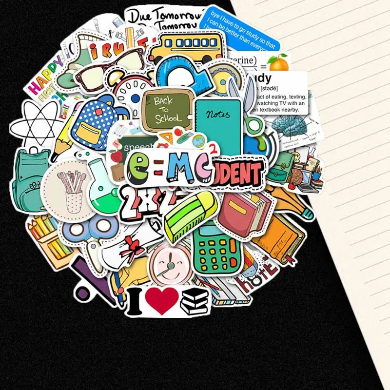 50 pieces of school supplies graffiti stickers suitcase laptop guitar waterproof decoration
50 pieces of school supplies graffiti stickers suitcase laptop guitar waterproof decoration