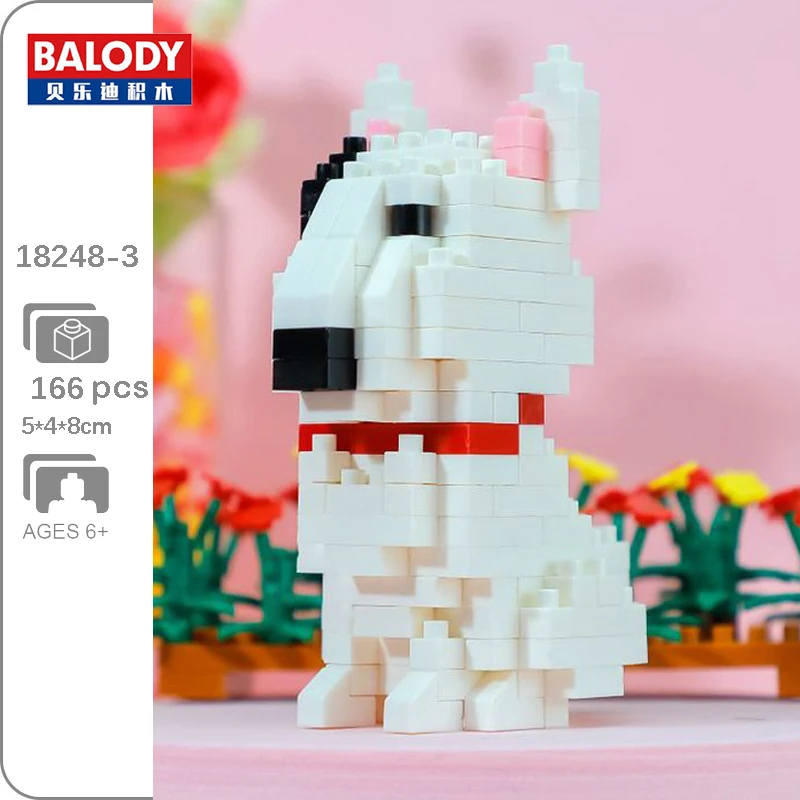 Balody 18248-3 Animal World Pit Bull Terrier Dog Pet 3D Model DIY Mini Diamond Blocks Bricks Building Toy for Children no Box
Balody 18248-3 Animal World Pit Bull Terrier Dog Pet 3D Model DIY Mini Diamond Blocks Bricks Building Toy for Children no Box