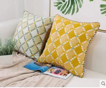 American living room sofa hug pillowcase Modern Simple Warm Yellow Pillow Case Square Cushion Cover European Style
American living room sofa hug pillowcase Modern Simple Warm Yellow Pillow Case Square Cushion Cover European Style