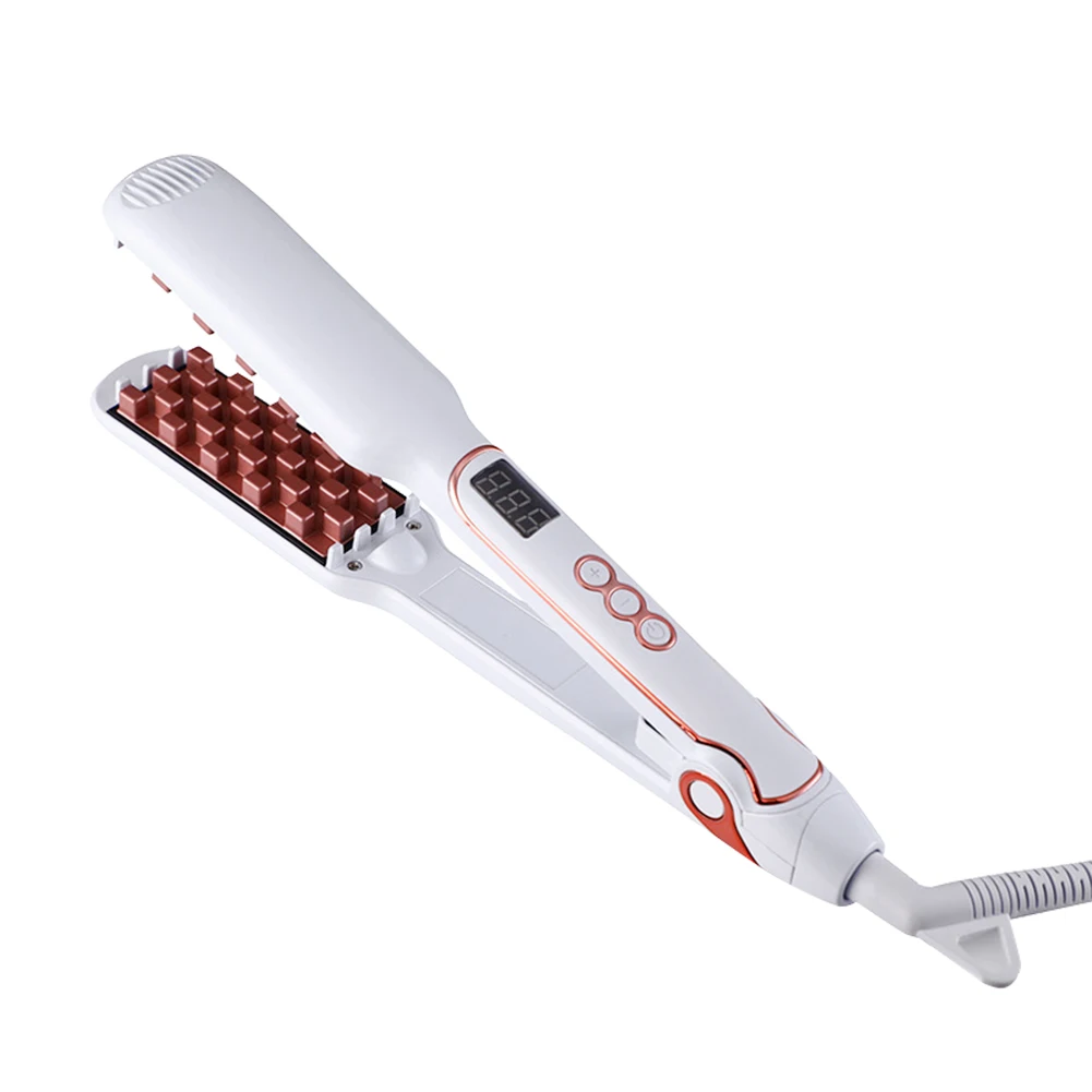 New Volumizing Hair Iron Hair Straightener Hair Curler 2 in 1 LCD Display Hair Straightener Comb Crimper Waves Corn Waves Curler
New Volumizing Hair Iron Hair Straightener Hair Curler 2 in 1 LCD Display Hair Straightener Comb Crimper Waves Corn Waves Curler