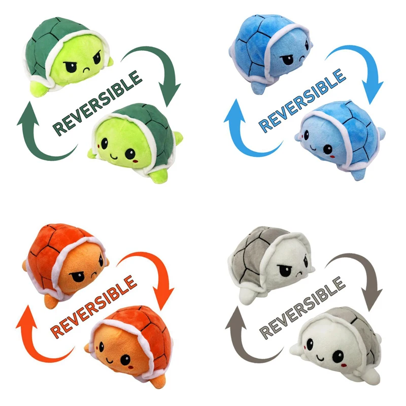Plushie Toys Turtle Plush Toy Stuffed Angry Flip Happy Toys Soft Cute Double-Sided Colorful Animal Doll Popular Children Gifts
Plushie Toys Turtle Plush Toy Stuffed Angry Flip Happy Toys Soft Cute Double-Sided Colorful Animal Doll Popular Children Gifts