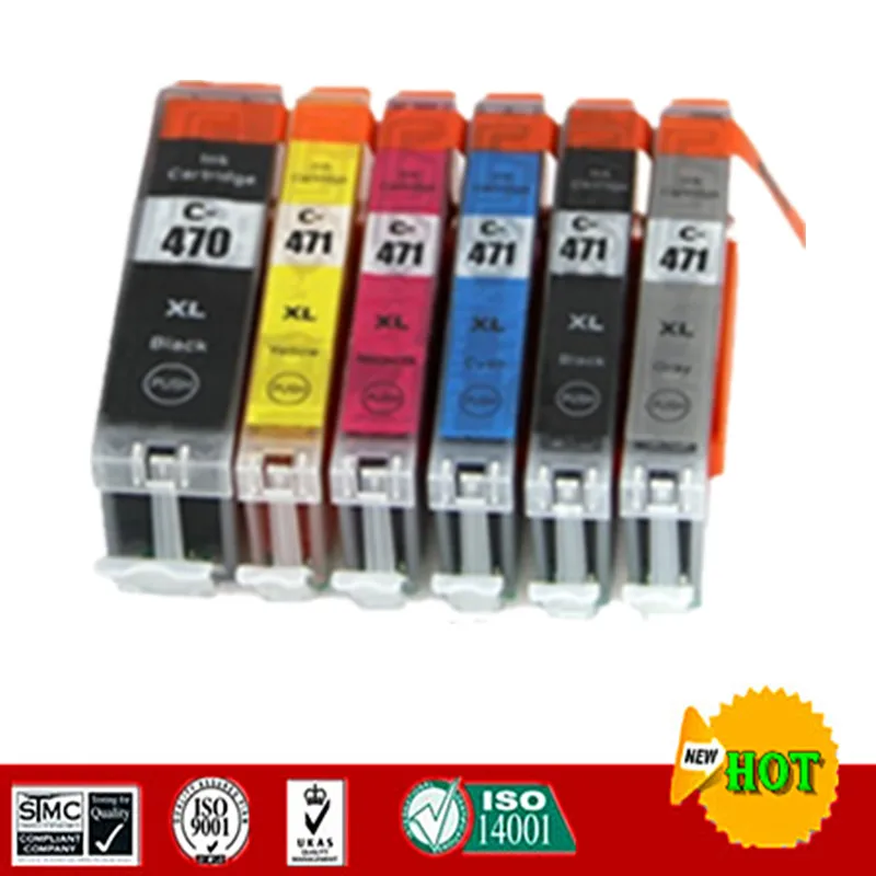 Compatible for PGI470 CLI471 PGI-470 CLI-471 Ink cartridge suit for Canon PIXMA MG7740 PIXMA TS8040 TS9040 etc.
Compatible for PGI470 CLI471 PGI-470 CLI-471 Ink cartridge suit for Canon PIXMA MG7740 PIXMA TS8040 TS9040 etc.