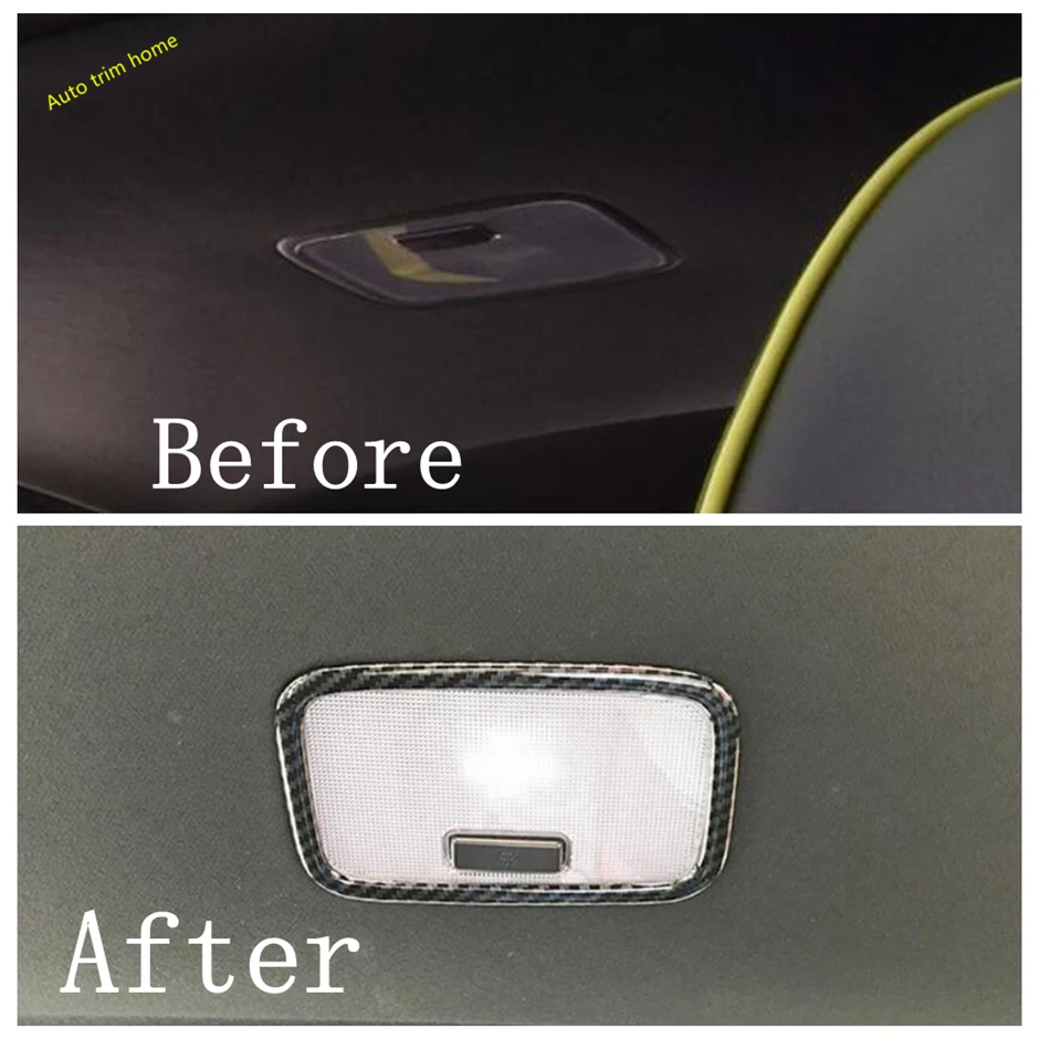 Lapetus Carbon Fiber Look Interior Refit Kit Rear Roof Reading Lamps / Air AC Panel Cover Trim For Hyundai Kona 2018 2019 2020
Lapetus Carbon Fiber Look Interior Refit Kit Rear Roof Reading Lamps / Air AC Panel Cover Trim For Hyundai Kona 2018 2019 2020