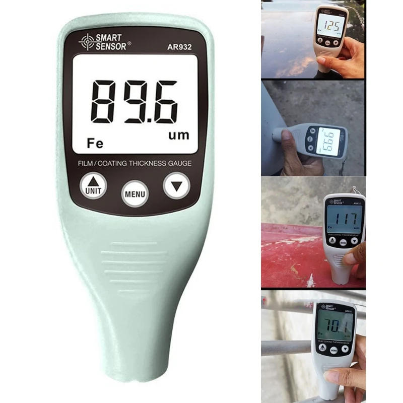 For SmartSENSOR Coating Thickness Gauge Car Paint Detector Refinishing AR932
For SmartSENSOR Coating Thickness Gauge Car Paint Detector Refinishing AR932