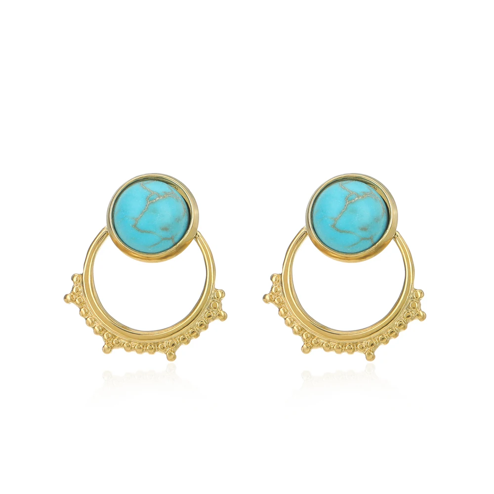 Natural Stone Stainless Steel Drop Dangle Earrings for Women Statement Geometric Unusual Hanging Earrings pendientes mujer Gifts
Natural Stone Stainless Steel Drop Dangle Earrings for Women Statement Geometric Unusual Hanging Earrings pendientes mujer Gifts