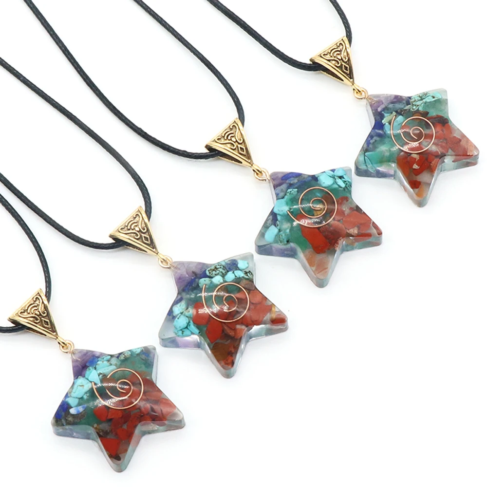 2022 Goth Necklace Women Man Natural Semi Precious Stone Star Pendant Neck Chain for Couple Jewelry Supplies Accessories Gifts
2022 Goth Necklace Women Man Natural Semi Precious Stone Star Pendant Neck Chain for Couple Jewelry Supplies Accessories Gifts