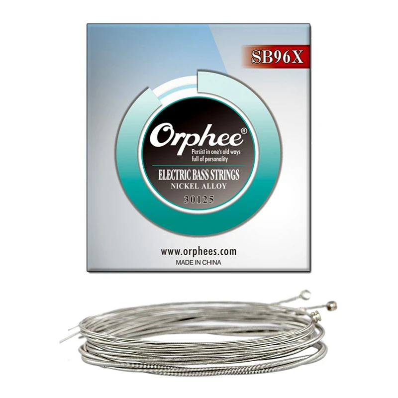 Orphee электрическая басовая струна, шестиугольный стальной сердечник, никелевый сплав, 1-4
Orphee электрическая басовая струна, шестиугольный стальной сердечник, никелевый сплав, 1-4