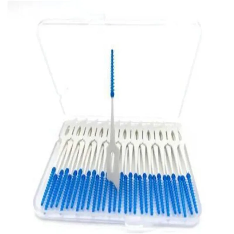 40pcs/box Interdental brush Orthodontic brush Cleaning Teeth Gaps Oral Care Soft silicone head Interdental brush Good for gums
40pcs/box Interdental brush Orthodontic brush Cleaning Teeth Gaps Oral Care Soft silicone head Interdental brush Good for gums