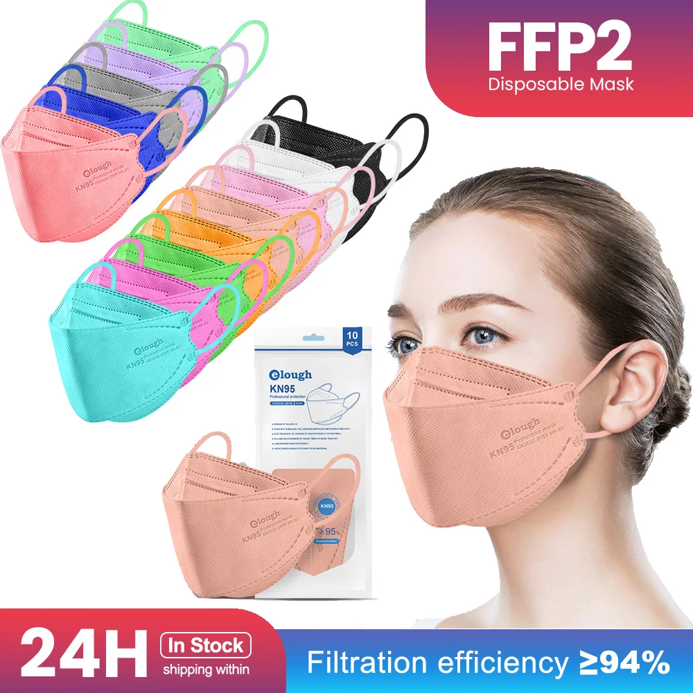 Маска для лица KN95 mascarillas ffp2mask маска с рыбьей кожей fpp2 лицо mascherine ffp2
