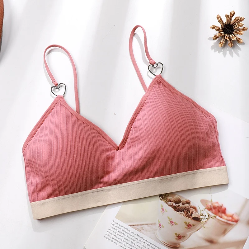 New Cotton Thread Wrapped Chest Camisoles Beauty Back Anti-lighting Underwear Thin Strap Seamless Bra
New Cotton Thread Wrapped Chest Camisoles Beauty Back Anti-lighting Underwear Thin Strap Seamless Bra