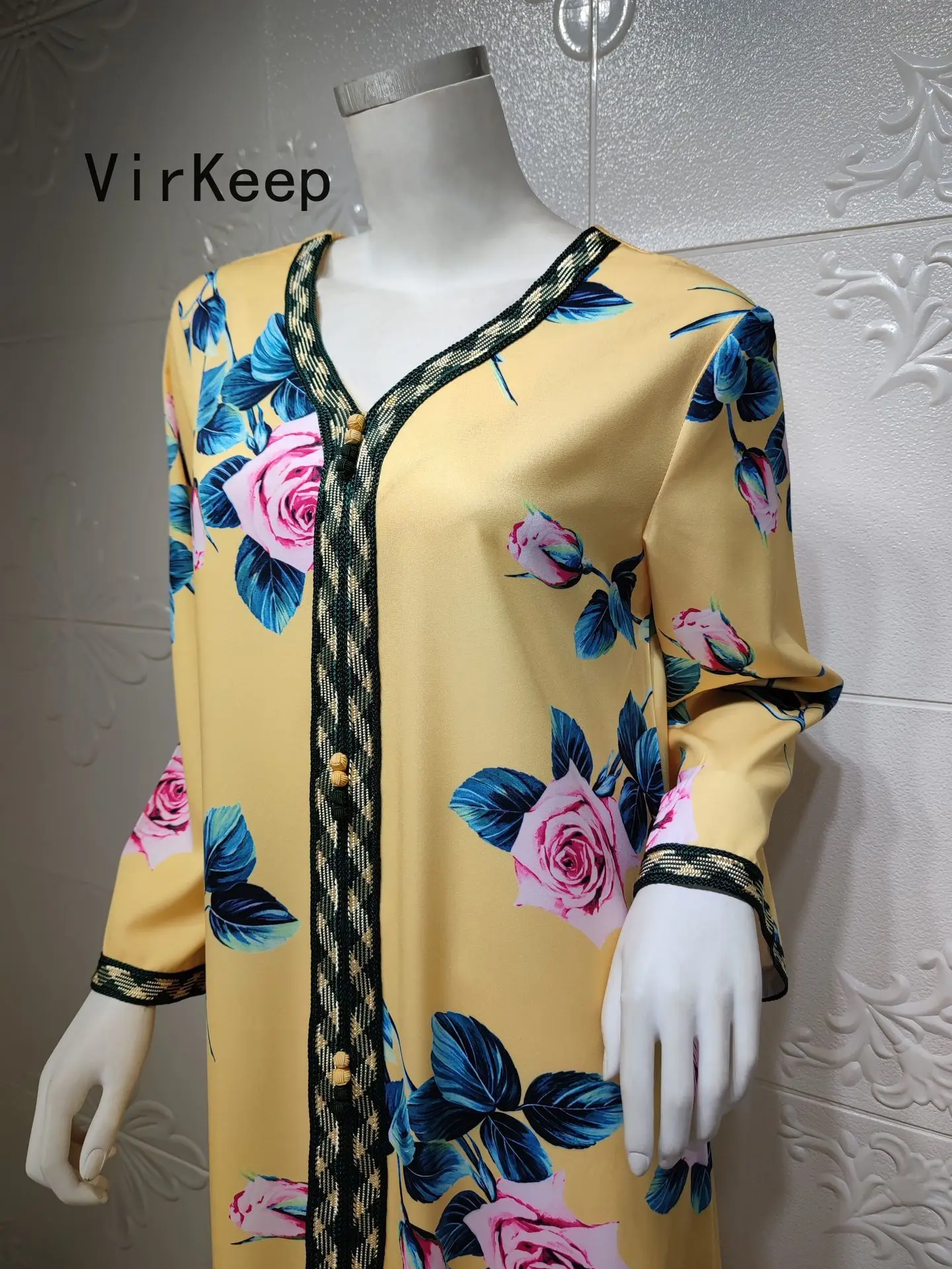 women ethnic print maxi dress fashion full sleeve robe jalabiya ramadan Kaftan gown arabic Dubai islamic Muslim Abaya VKDR2475 
women ethnic print maxi dress fashion full sleeve robe jalabiya ramadan Kaftan gown arabic Dubai islamic Muslim Abaya VKDR2475