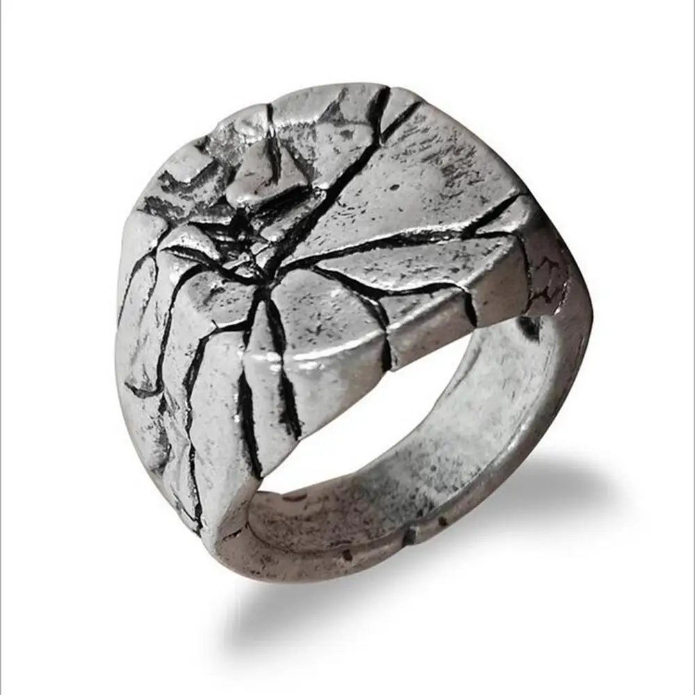 Vintage Trendy Men's Domineering Square Index Ring Bark Crack Party Punk Wedding Anniversary Jewelry Gift
Vintage Trendy Men's Domineering Square Index Ring Bark Crack Party Punk Wedding Anniversary Jewelry Gift