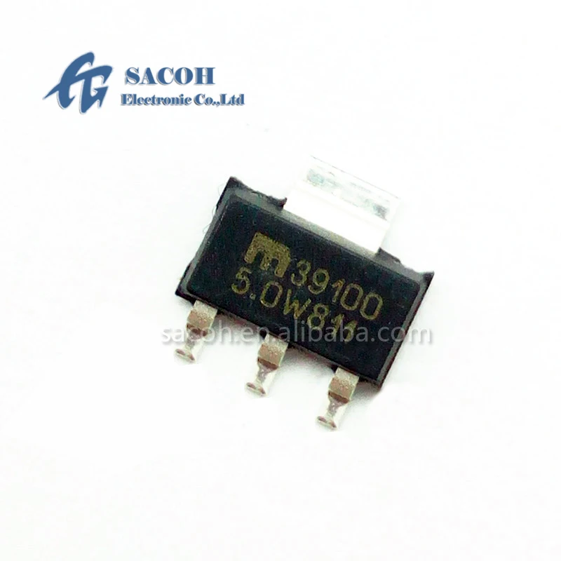 10PCS/lot New MIC39100-5.0WS MIC39100-5.0W 39100-5.0W 39100 or MIC39100-1.8WS or MIC39100-2.5WS MIC39100-3.3WS SOT-223 Regulator
10PCS/lot New MIC39100-5.0WS MIC39100-5.0W 39100-5.0W 39100 or MIC39100-1.8WS or MIC39100-2.5WS MIC39100-3.3WS SOT-223 Regulator