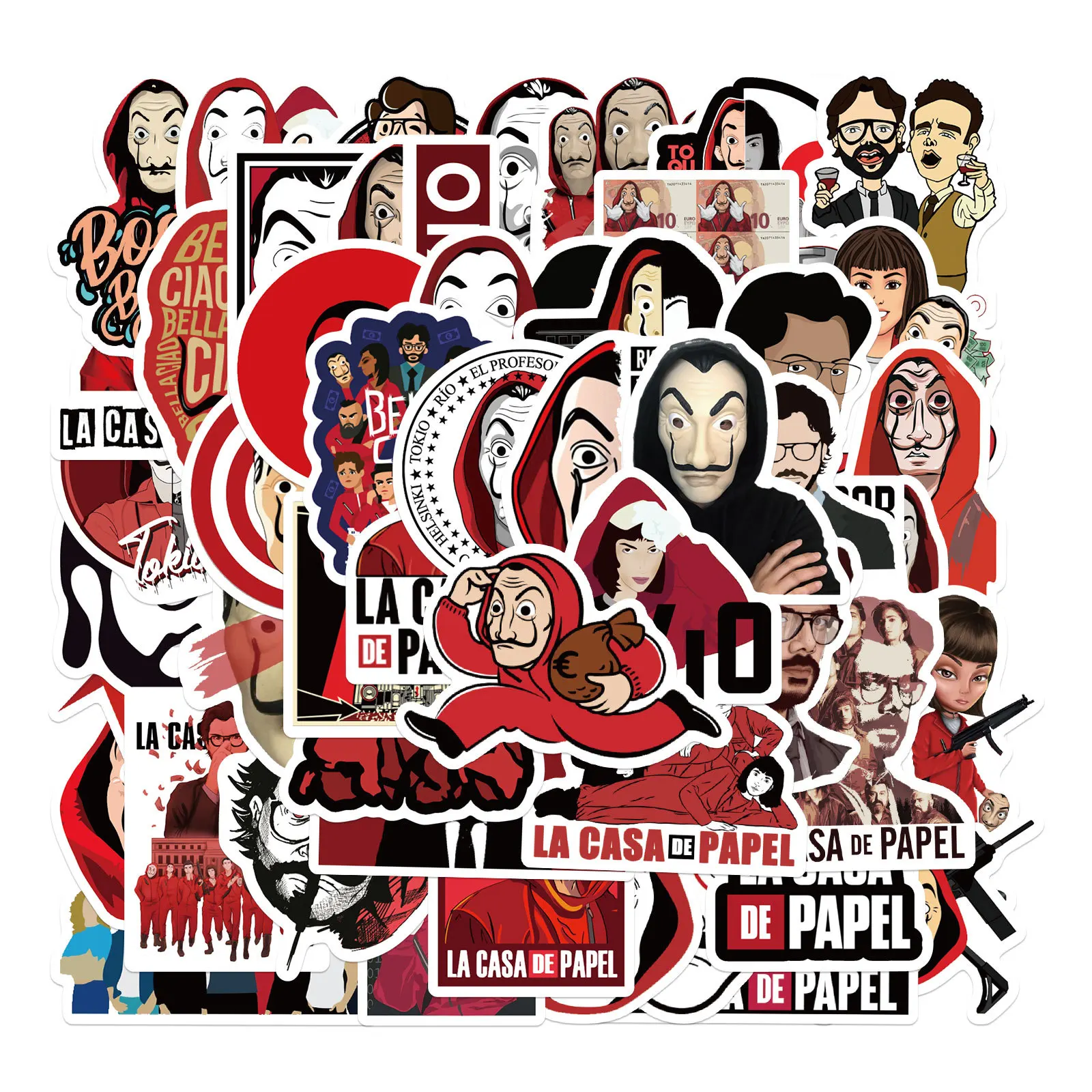 10/30/50PCS High Score Movie La Casa De Papel Decorative Graffiti Scrapbook Guitar Phone Case Notebook Sticker Wholesale
10/30/50PCS High Score Movie La Casa De Papel Decorative Graffiti Scrapbook Guitar Phone Case Notebook Sticker Wholesale
