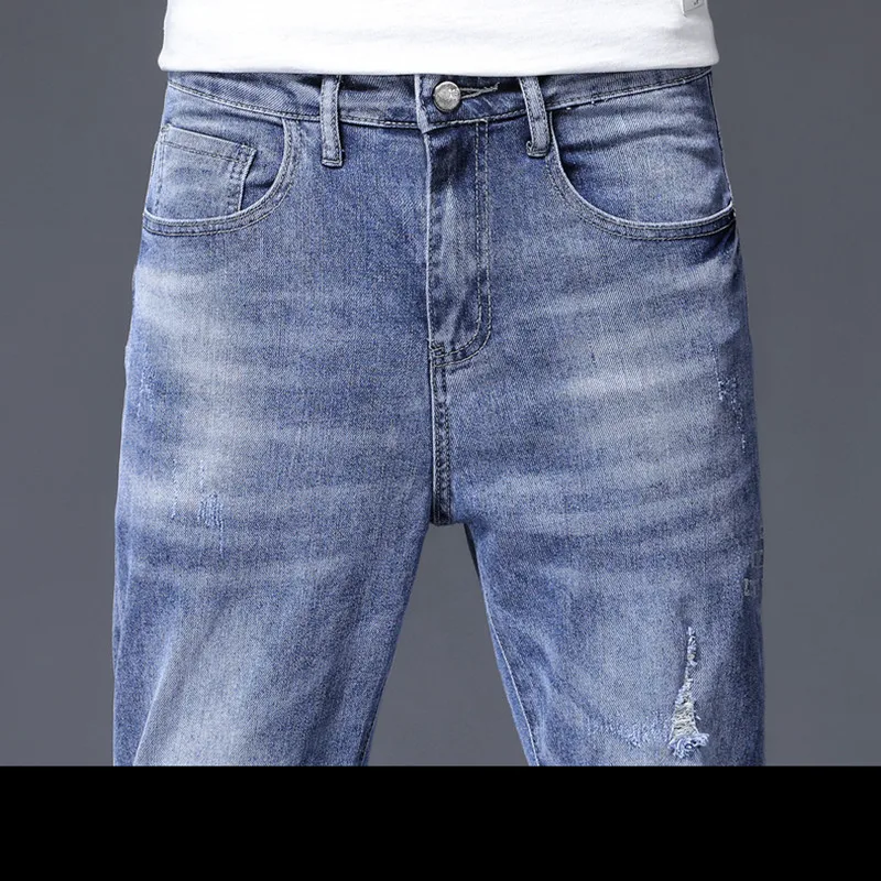 Jeans Ripped Jeans Men Pants Casual Men's Daily Fashion Pants Slim Fit Jeans Male Street Skinny Pant Vintage Youth
Jeans Ripped Jeans Men Pants Casual Men's Daily Fashion Pants Slim Fit Jeans Male Street Skinny Pant Vintage Youth