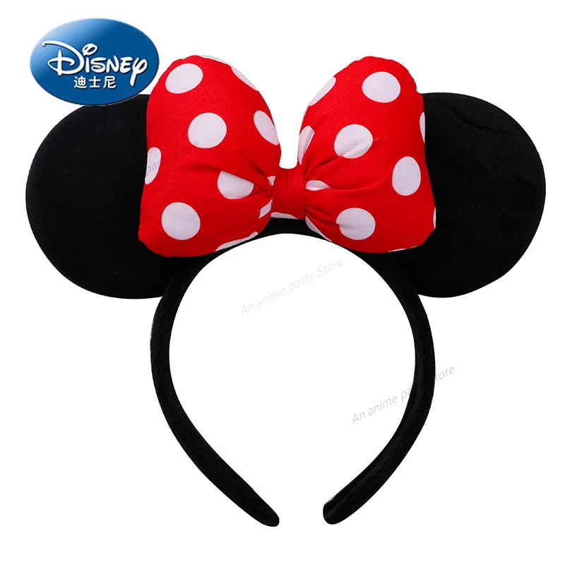 Красный/Розовая Повязка На Голову Disney Микки Мышь Минни тематические вечерние