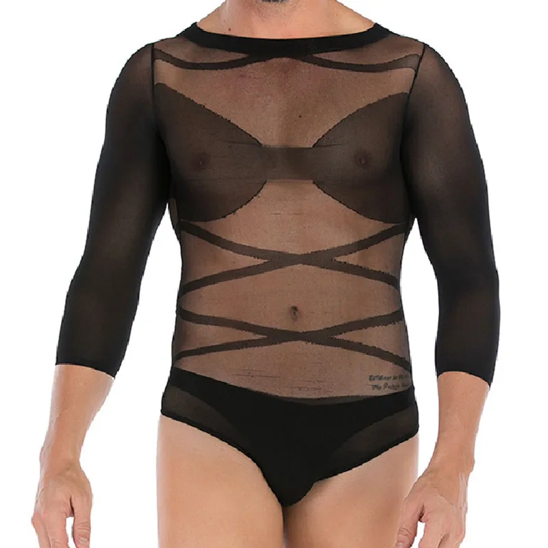MUMU Men Long-sleeved Sexy One-piece Vest-style Sexy Bottoming Underwear Men One-piece Pole Dance
MUMU Men Long-sleeved Sexy One-piece Vest-style Sexy Bottoming Underwear Men One-piece Pole Dance
